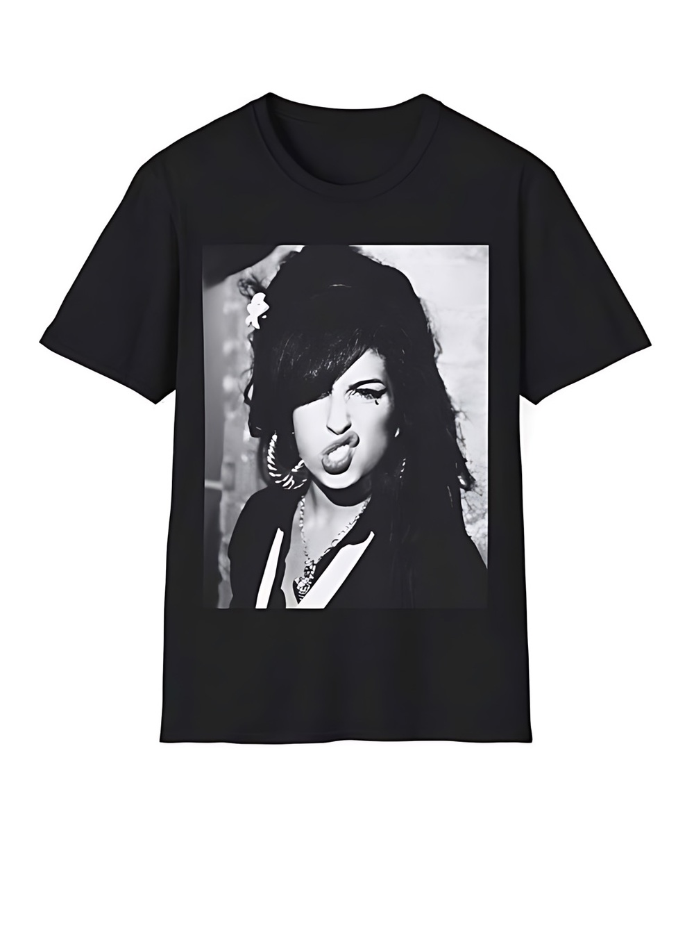 Amy Winehouse Back To Black Era Music Graphic T-Shirt